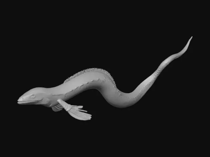3D model for A highly realistic electric fantasy eel with a glowing blue hue, long sinuous body, smooth scales, and bioluminescent streaks along its sides. The eel is posed in a dynamic swimming curve, floating above a circular mini-figure platform but not physically connected to it. Subtle electric arcs or light trails may appear around the body. Sharp eyes, defined fins, and a powerful tail. Clean dramatic lighting to emphasize the glow and texture.

Negative: no background, no water, no particles, no fog, no blur, no distortion, no fragmentation, no base connection, no supports, no abstract shapes, no low detail.

Quality: ultra-detailed, photorealistic, 8k, crisp silhouette, sharp focus, model-ready.