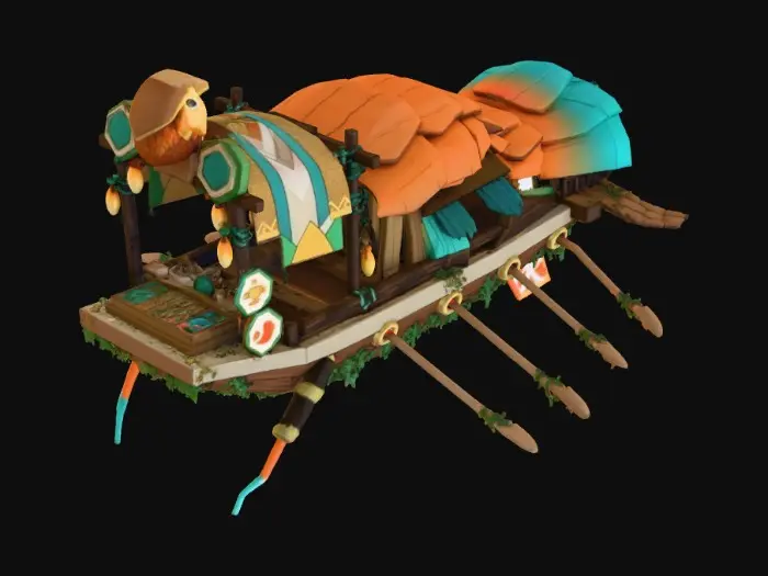 3D model for Floating Market Adventure