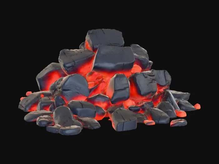 3D model for Glowing Coals, #Christmas2025#