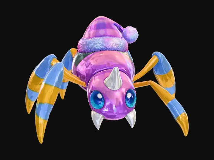 3D model for Bubbly Arachnid, #Christmas2025#