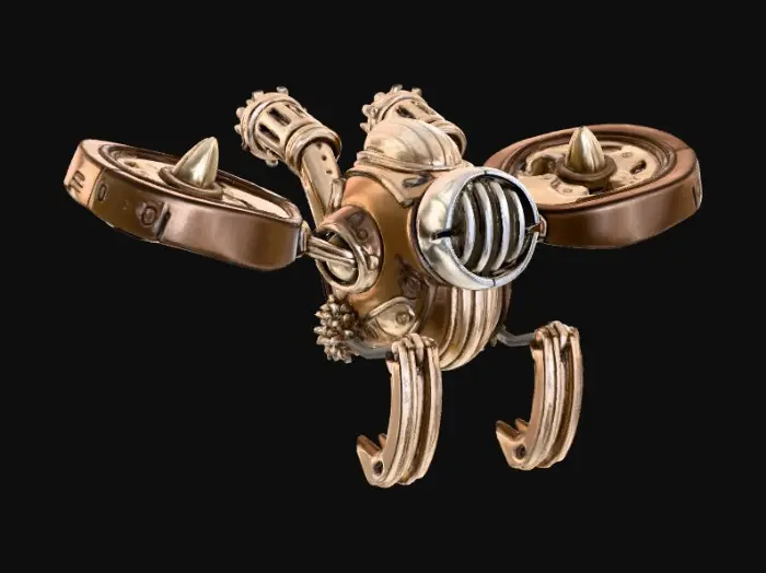 3D model for Steampunk Drone