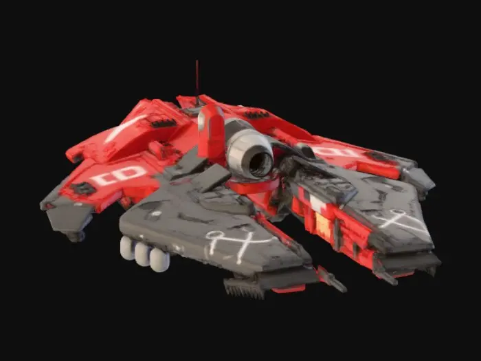 3D model for Red Falcon