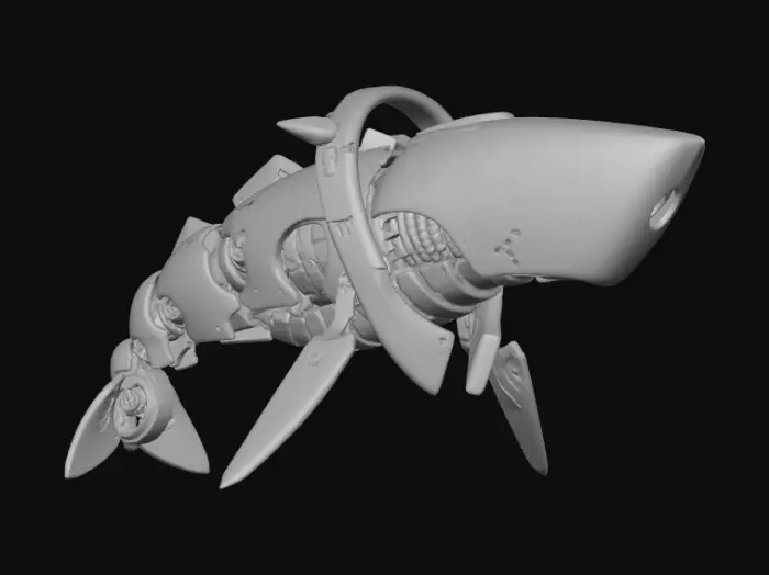 3D model for Cyber Whale