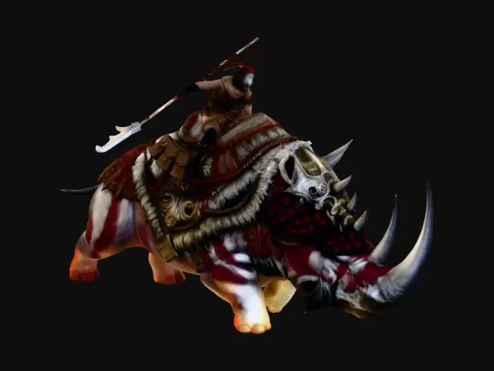 3D model for Warrior's Charge