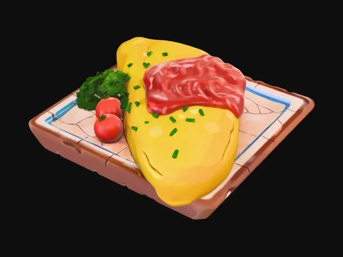3D model for Omelette Delight