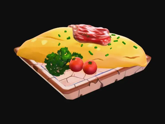 3D model for Omelette Delight