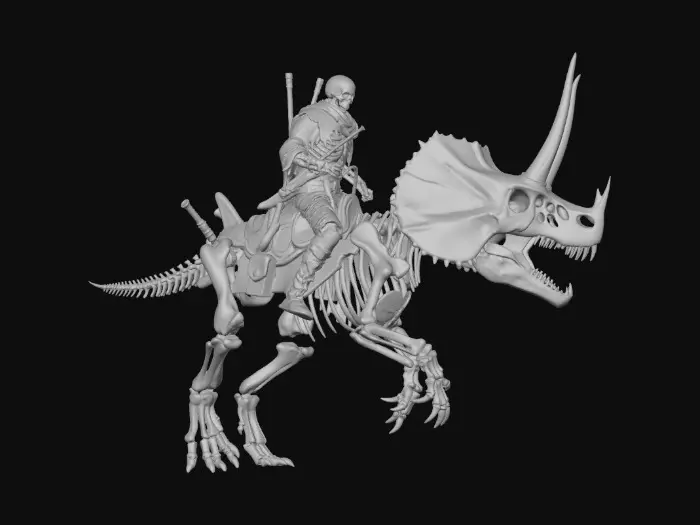 3D model for Skull Rider