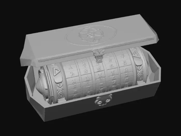 3D model for Cryptex Box