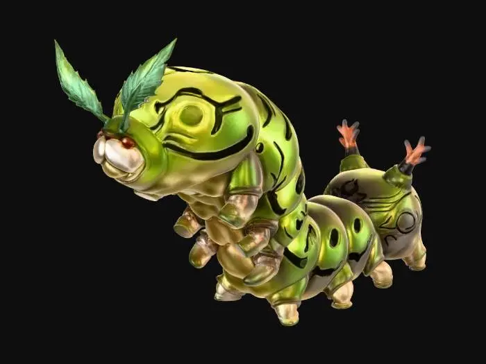 3D model for Leafbound Caterpillar