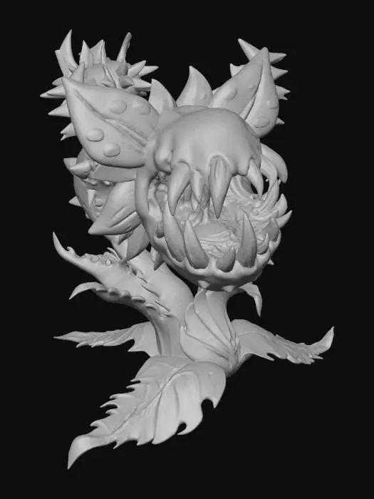 3D model for Carnivorous Bloom