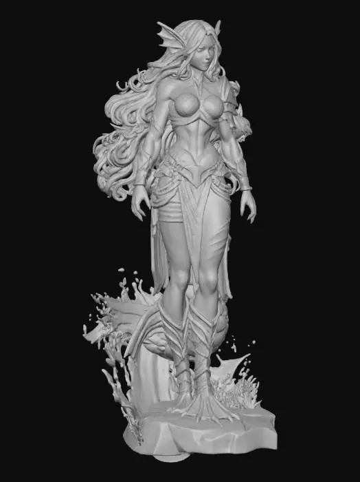 3D model for Oceanic Warrior Siren
