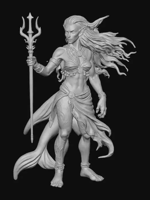 3D model for Aquatic Warrior