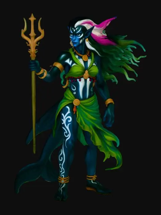 3D model for Aquatic Warrior