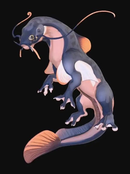 3D model for Catfish Dragon