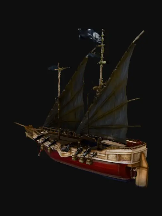 3D model for Pirate Galleon