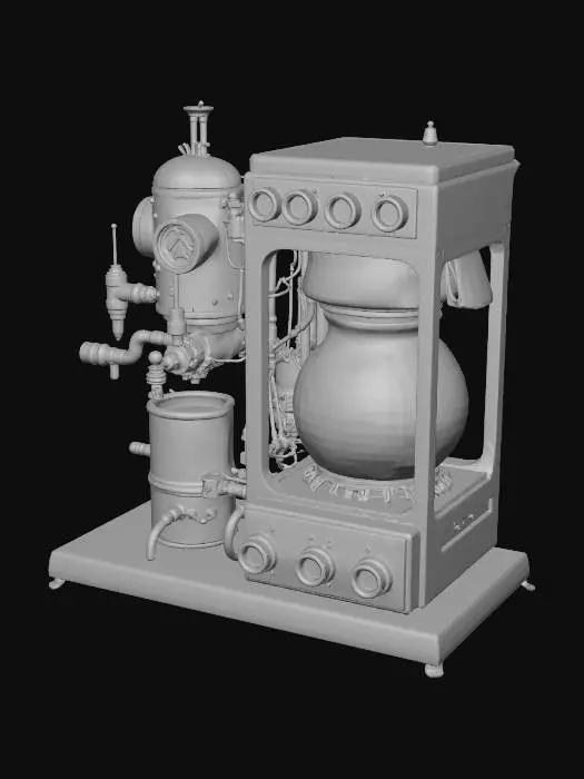 3D model for Steampunk Brewmaster