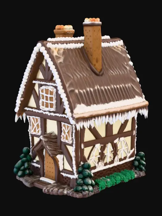 3D model for Gingerbread Cottage, #Christmas2025#