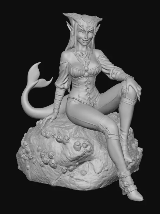 3D model for Orcana, shoretime attire