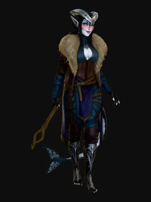 3D model for Orcana, Monk Attire