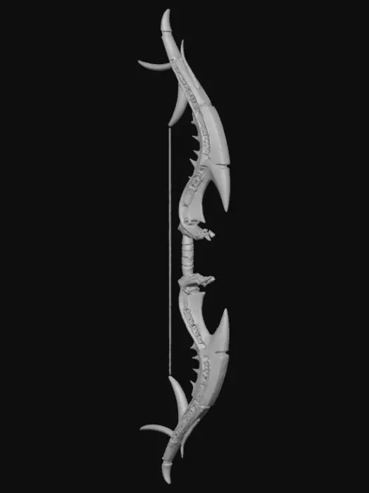 3D model for Dragon's Fang Bow