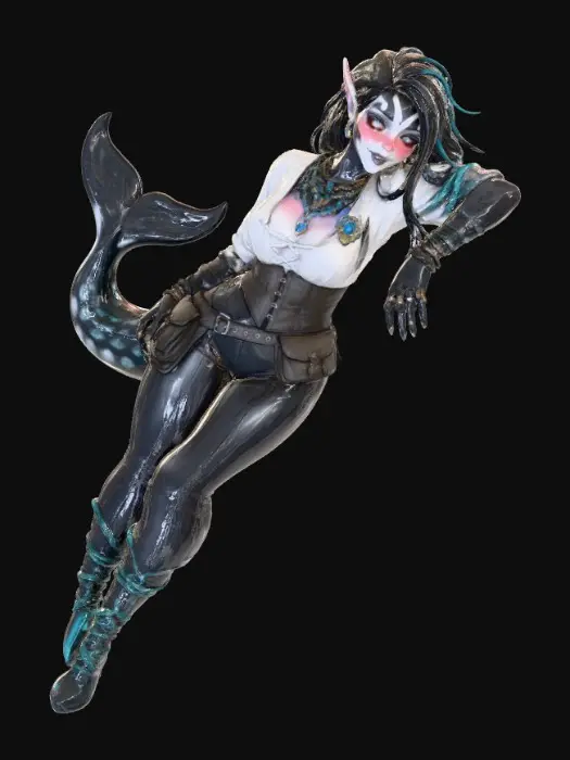 3D model for Orcana all washed up