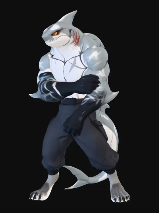 3D model for Shark Warrior