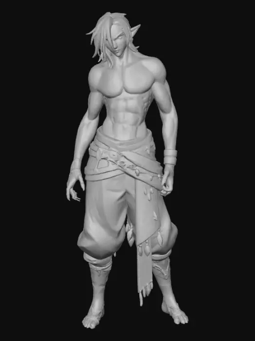 3D model for Ethereal Warrior