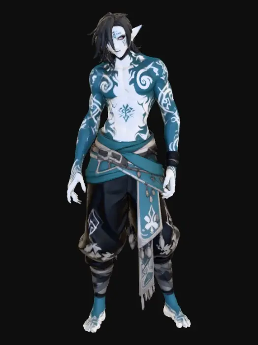 3D model for Ethereal Warrior