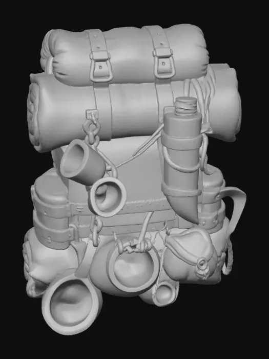 3D model for Adventure Gear Pack