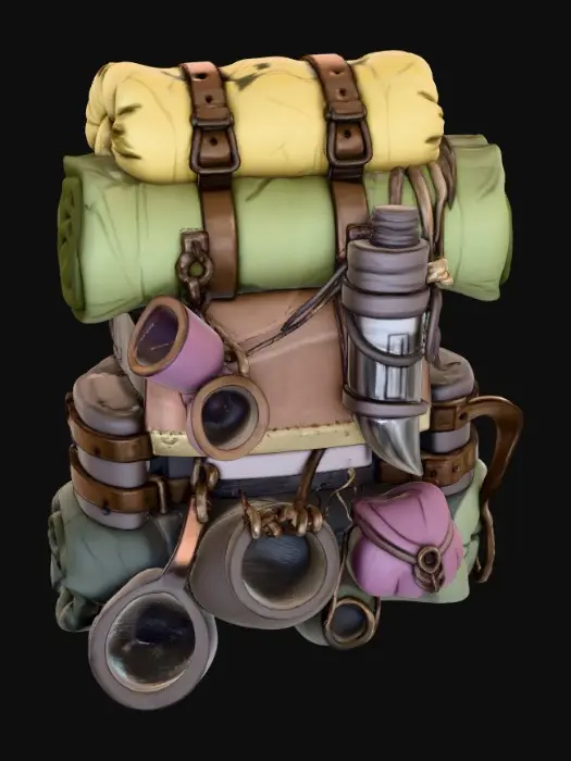 3D model for Adventure Gear Pack