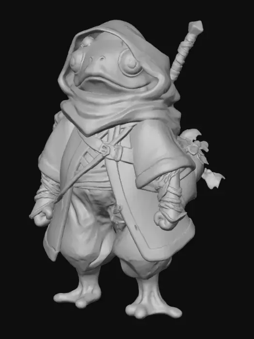 3D model for Frog Adventurer