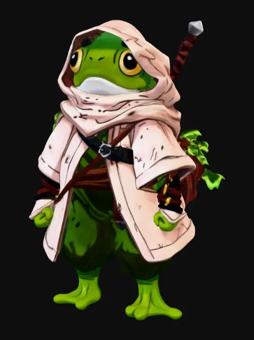 3D model for Frog Adventurer