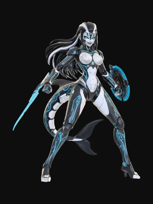 3D model for Orcana Battle Cyborg