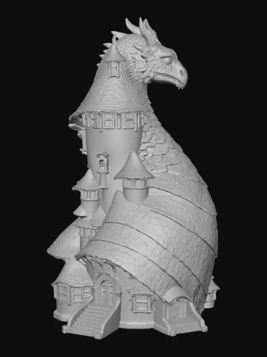 3D model for Dragon's Haven Design