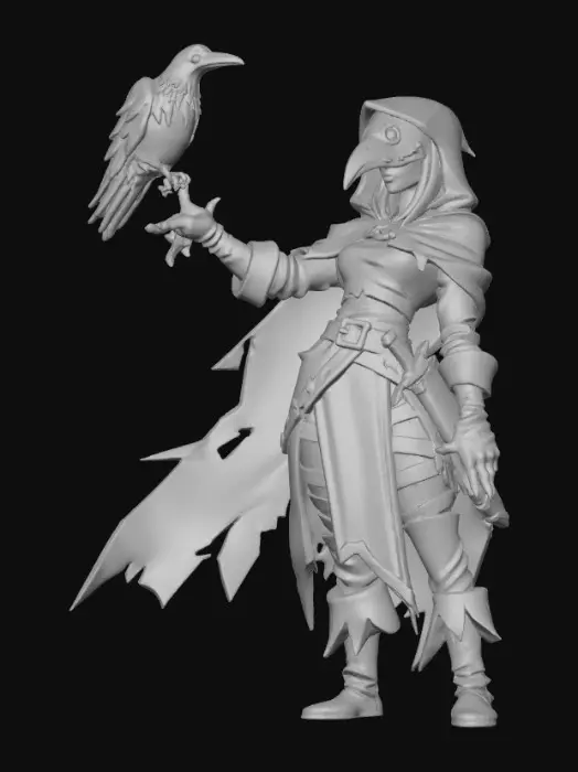 3D model for Raven Keeper