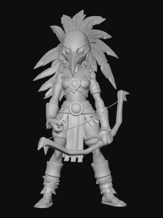 3D model for Archer Warrior