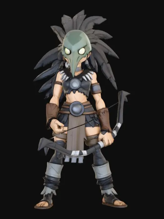 3D model for Archer Warrior