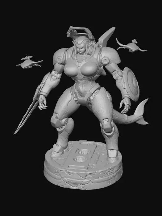 3D model for Orcana's Space Mecha