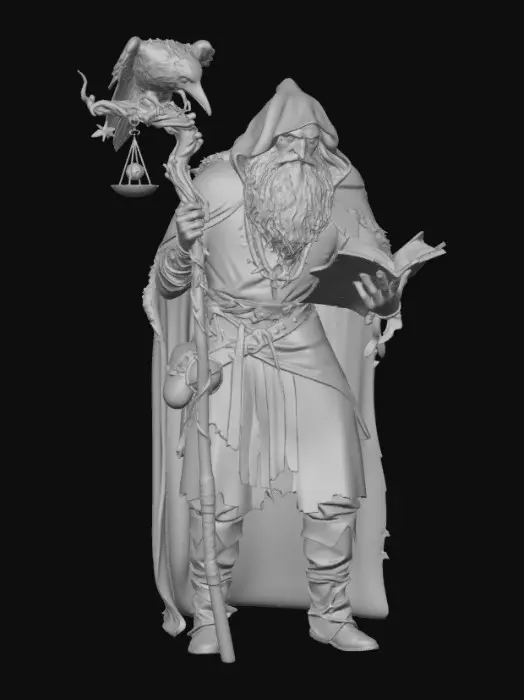 3D model for The Enchanted Sage