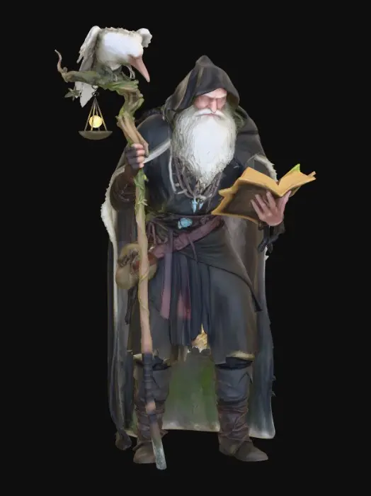 3D model for The Enchanted Sage