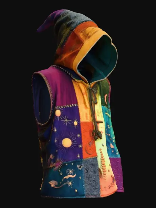 3D model for Mystic Patchwork Cloak