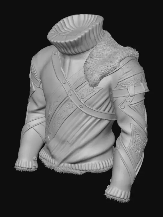 3D model for Nordic Warrior's Garb