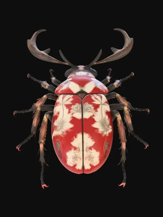 3D model for Floral Stag Beetle