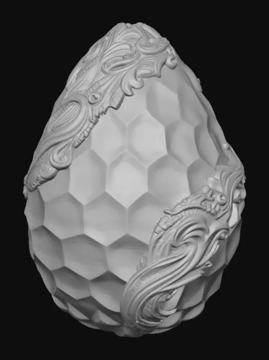 3D model for Golden Hive Crystal