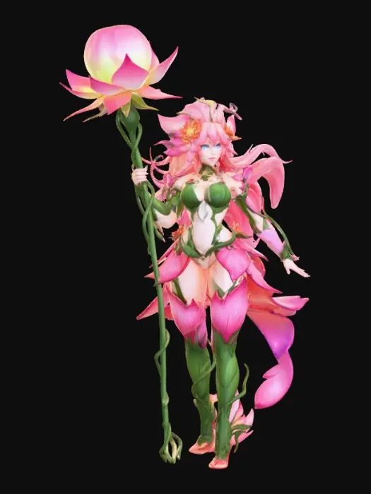 3D model for Floral Enchantress