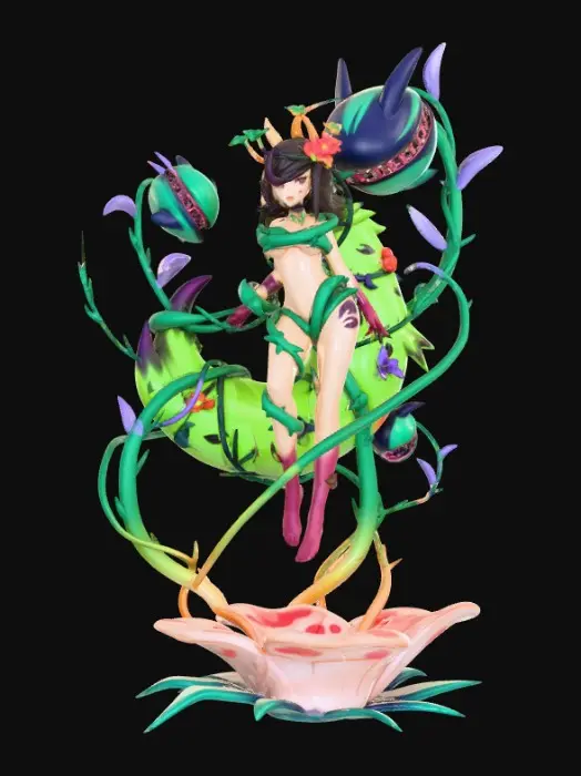 3D model for Floral Enchantress