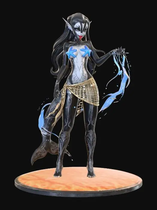 3D model for Orcana the Bewitching