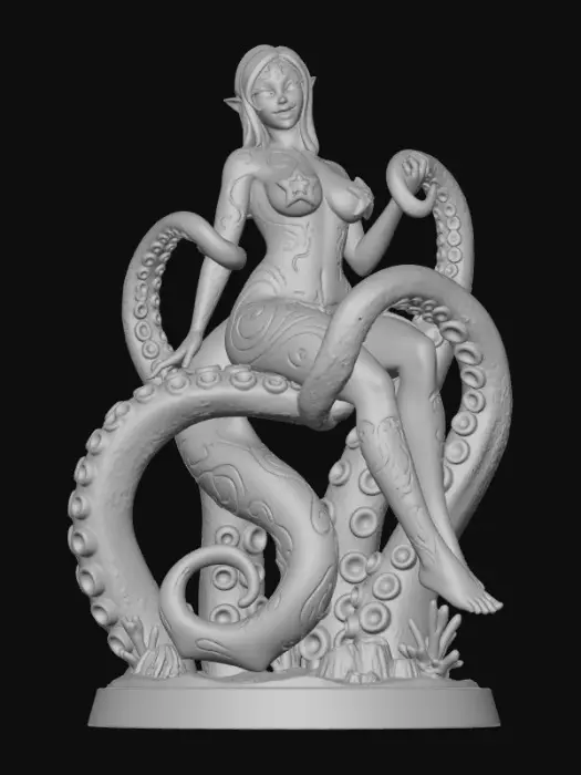 3D model for Orcana Enchantress of the Deep