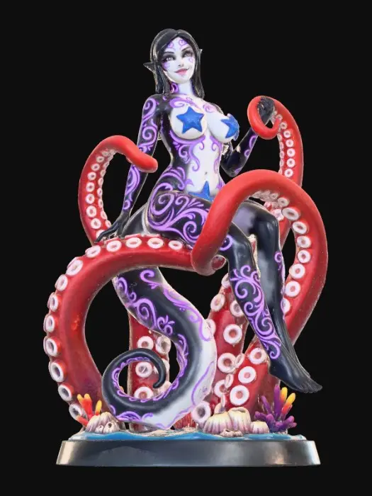 3D model for Orcana Enchantress of the Deep