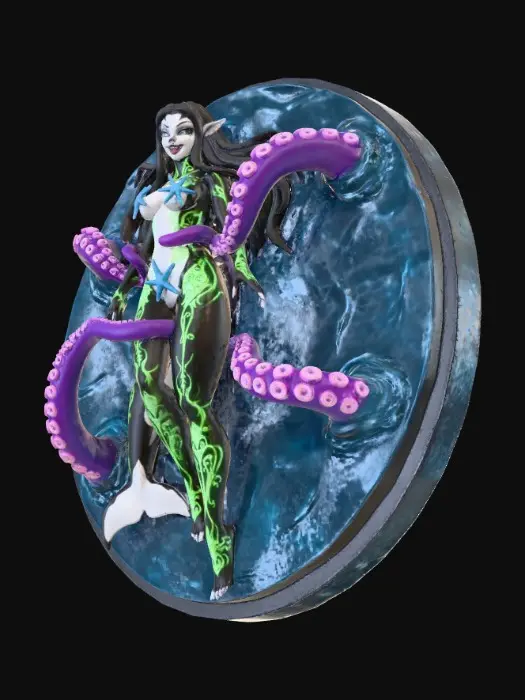 3D model for Orcana Siren of the Deep